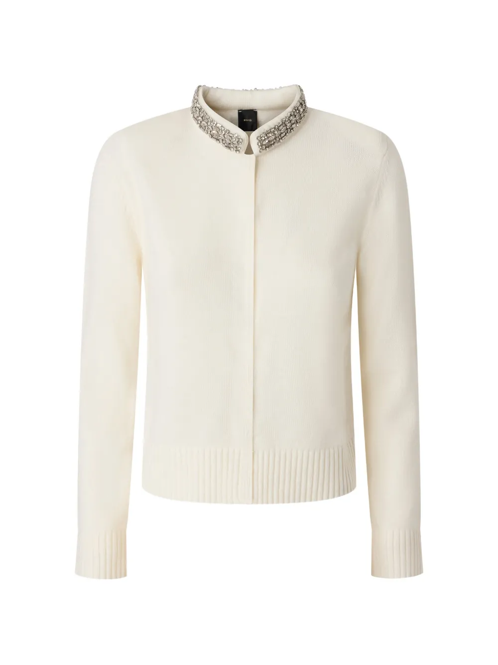 PINKO Cardigan con cristalli - Toni neutri