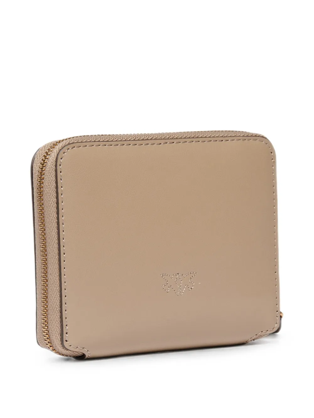 PINKO Leren portemonnee Beige