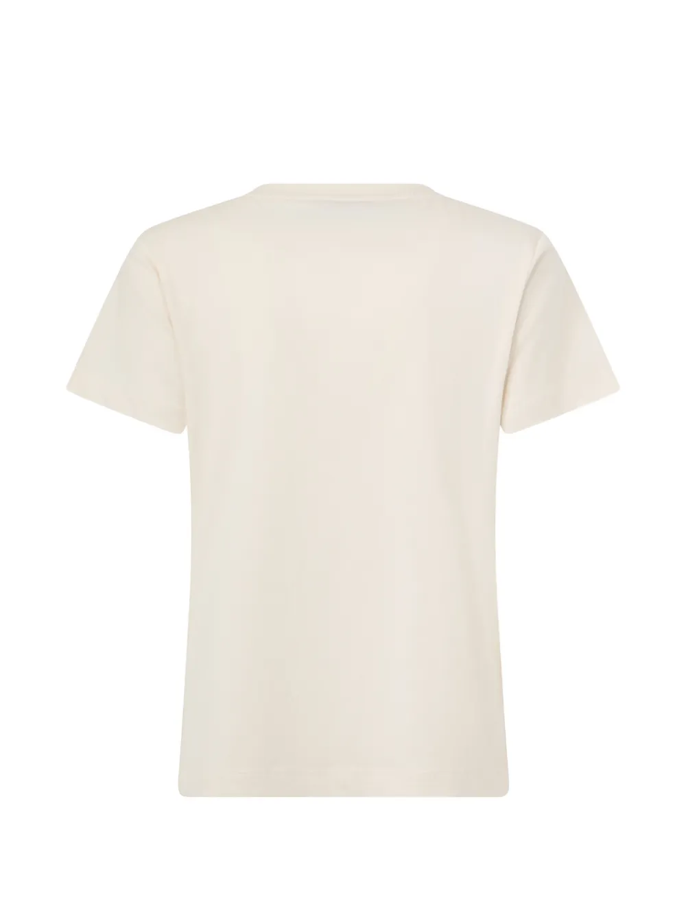 PINKO T-shirt met verfraaid Love Birds logo Beige