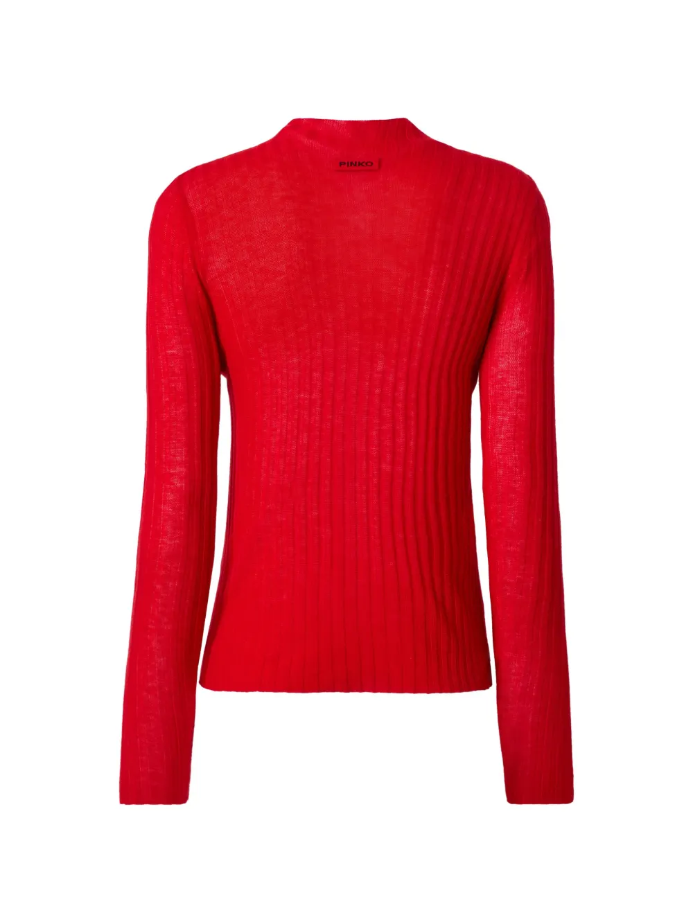 PINKO Ribgebreide trui Rood