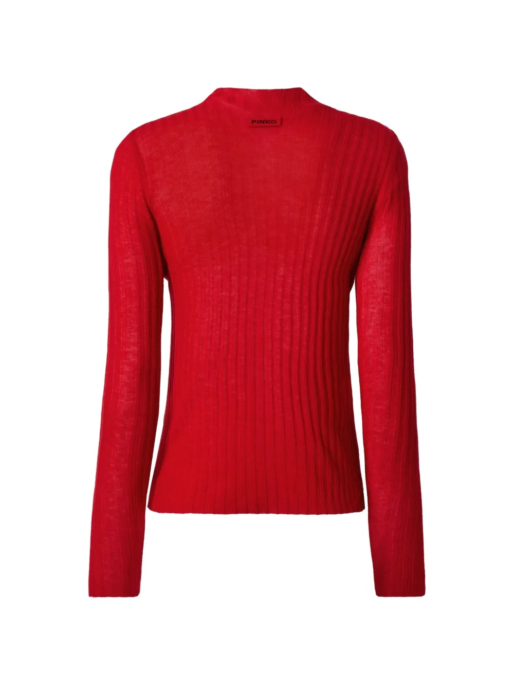 PINKO Ribgebreide trui Rood