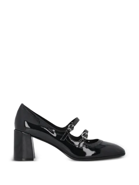 PINKO patent-finish brogue-detail pumps