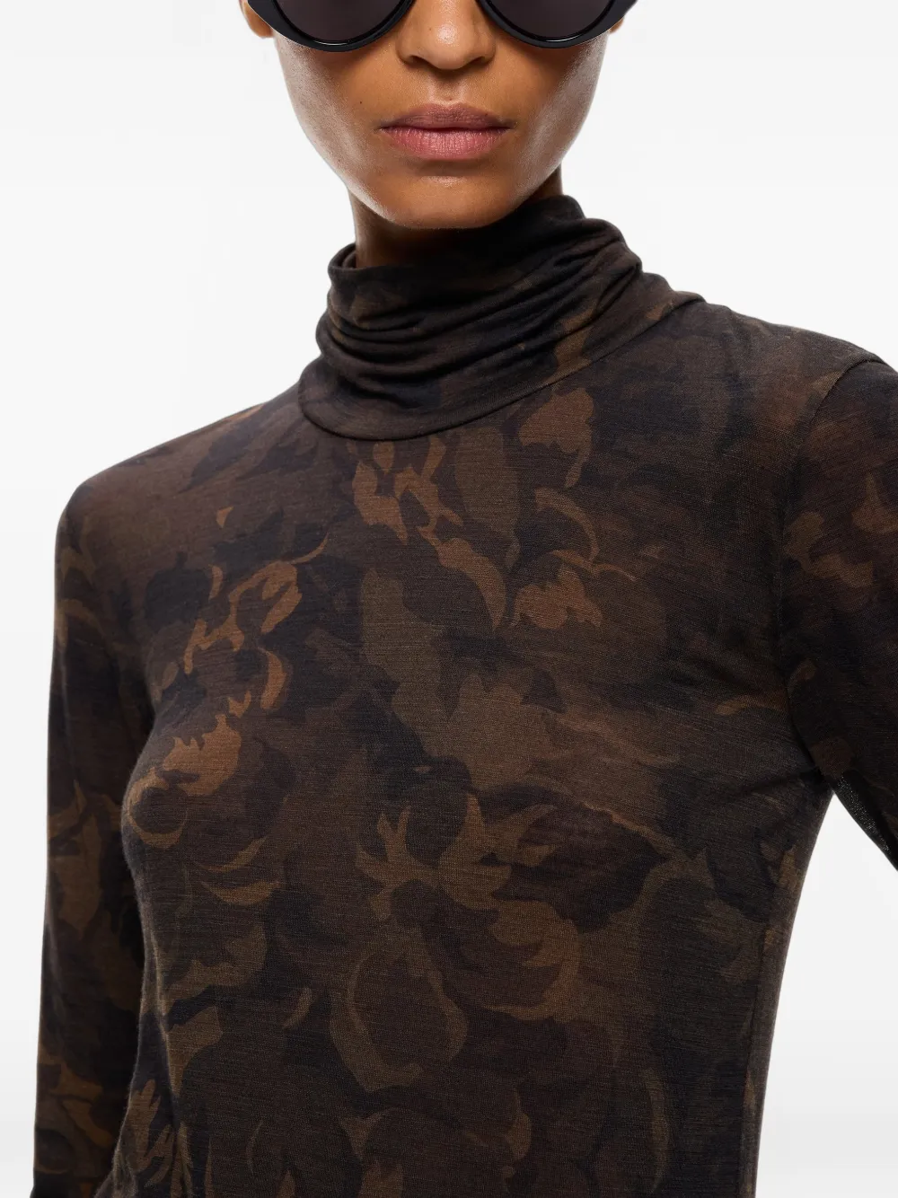 PINKO Top met col Groen