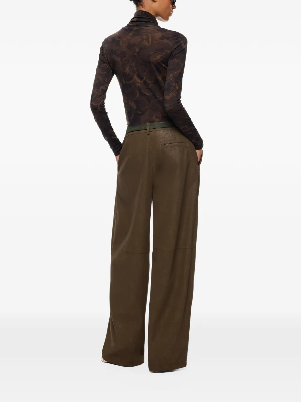 PINKO Top met col Groen
