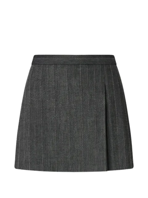 PINKO pinstriped mini skirt with macro pleats