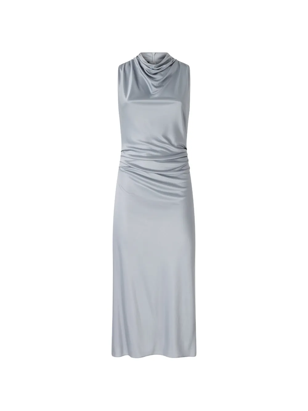 PINKO Abito midi con collo drappeggiato - Blu