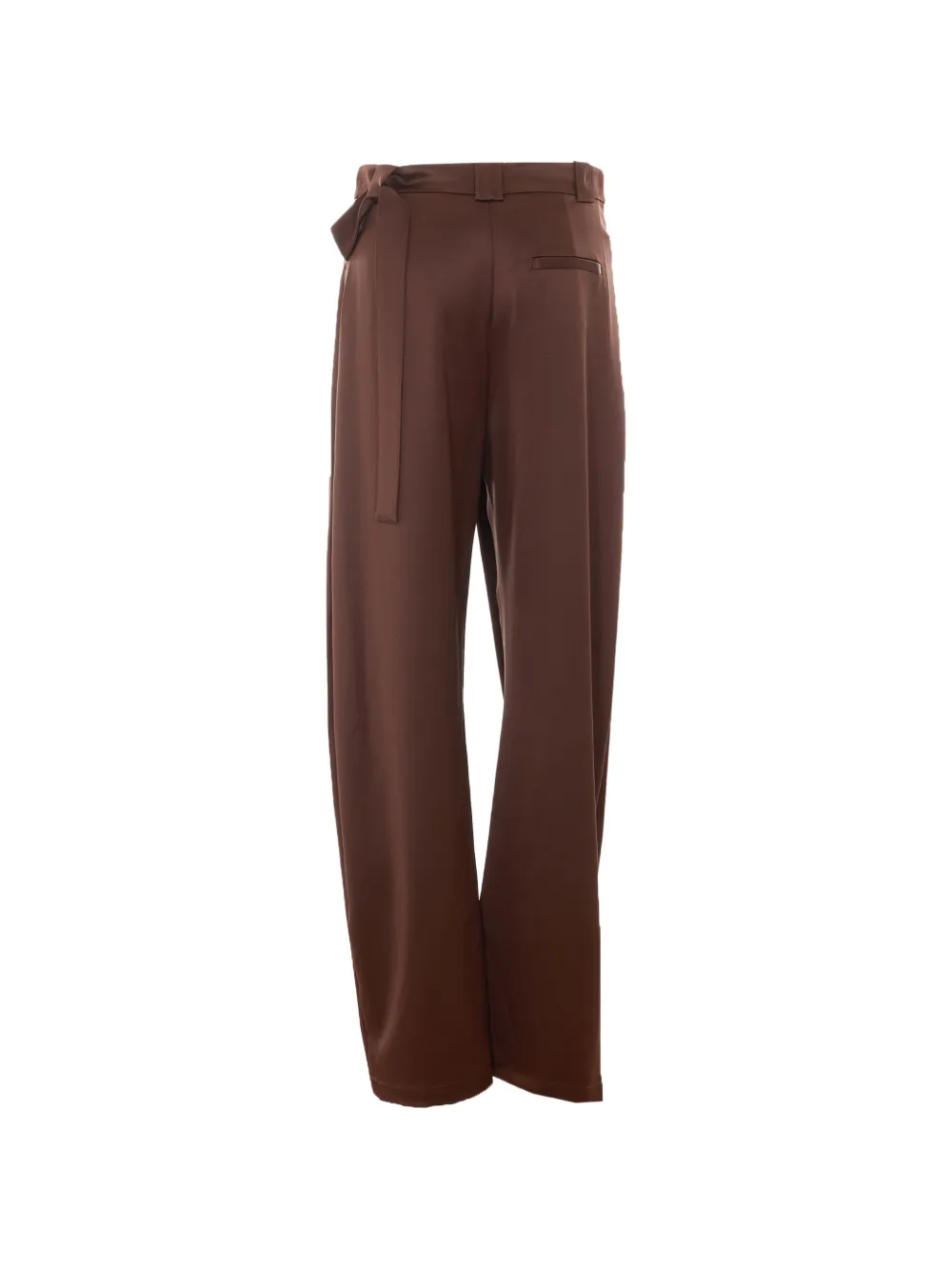 PINKO Plooibroek met asymmetrische tailleband Bruin
