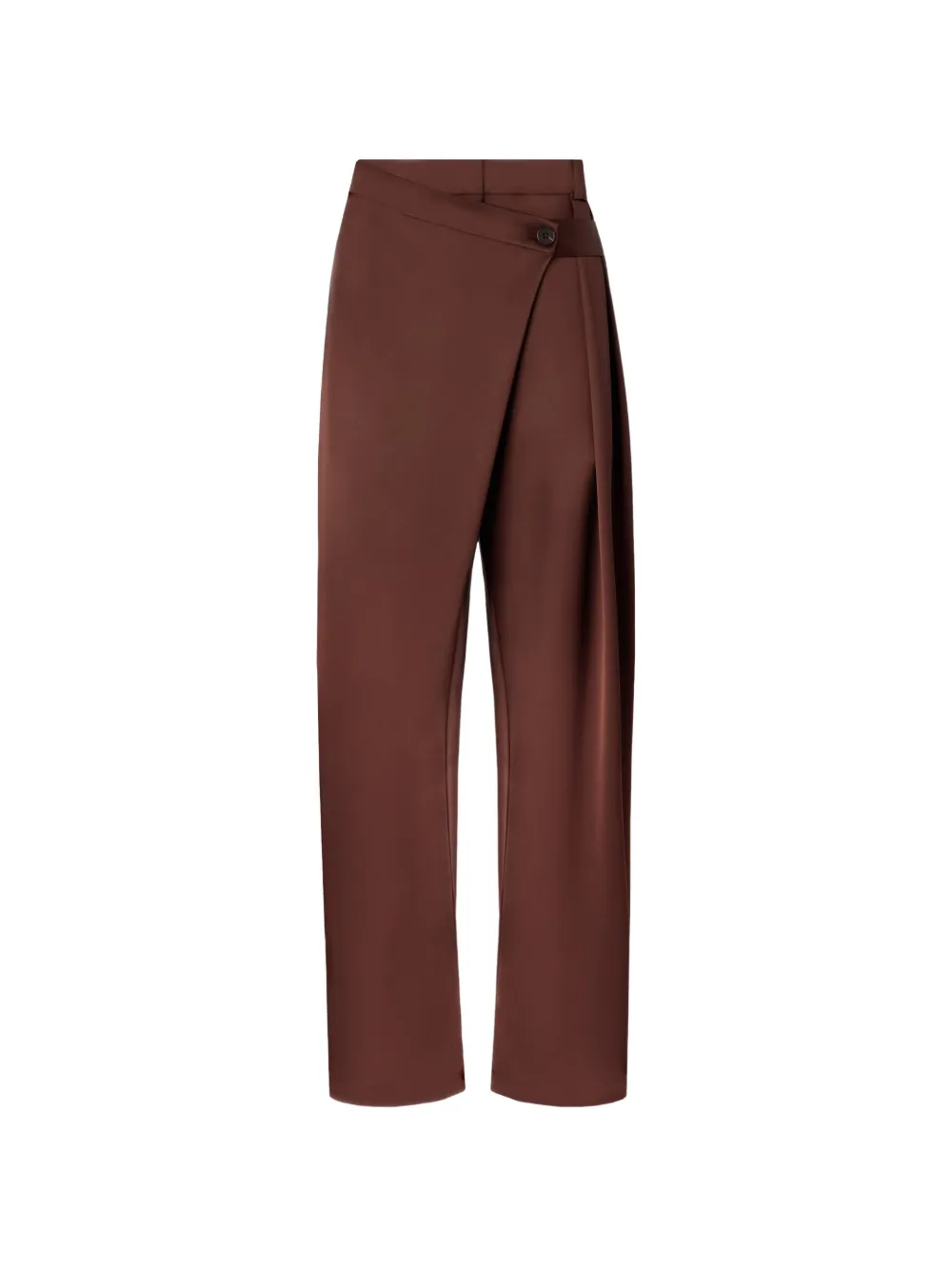 PINKO Plooibroek met asymmetrische tailleband Bruin