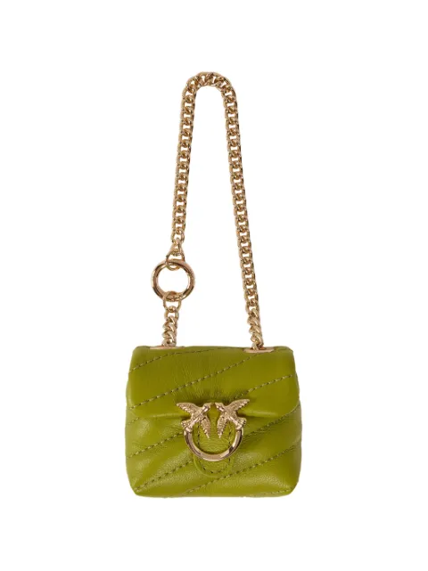 PINKO Nano Love Bag Puff-tilbehør i nappalæder