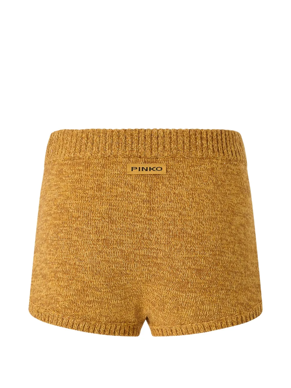 PINKO Shorts verfraaid met kristal Geel