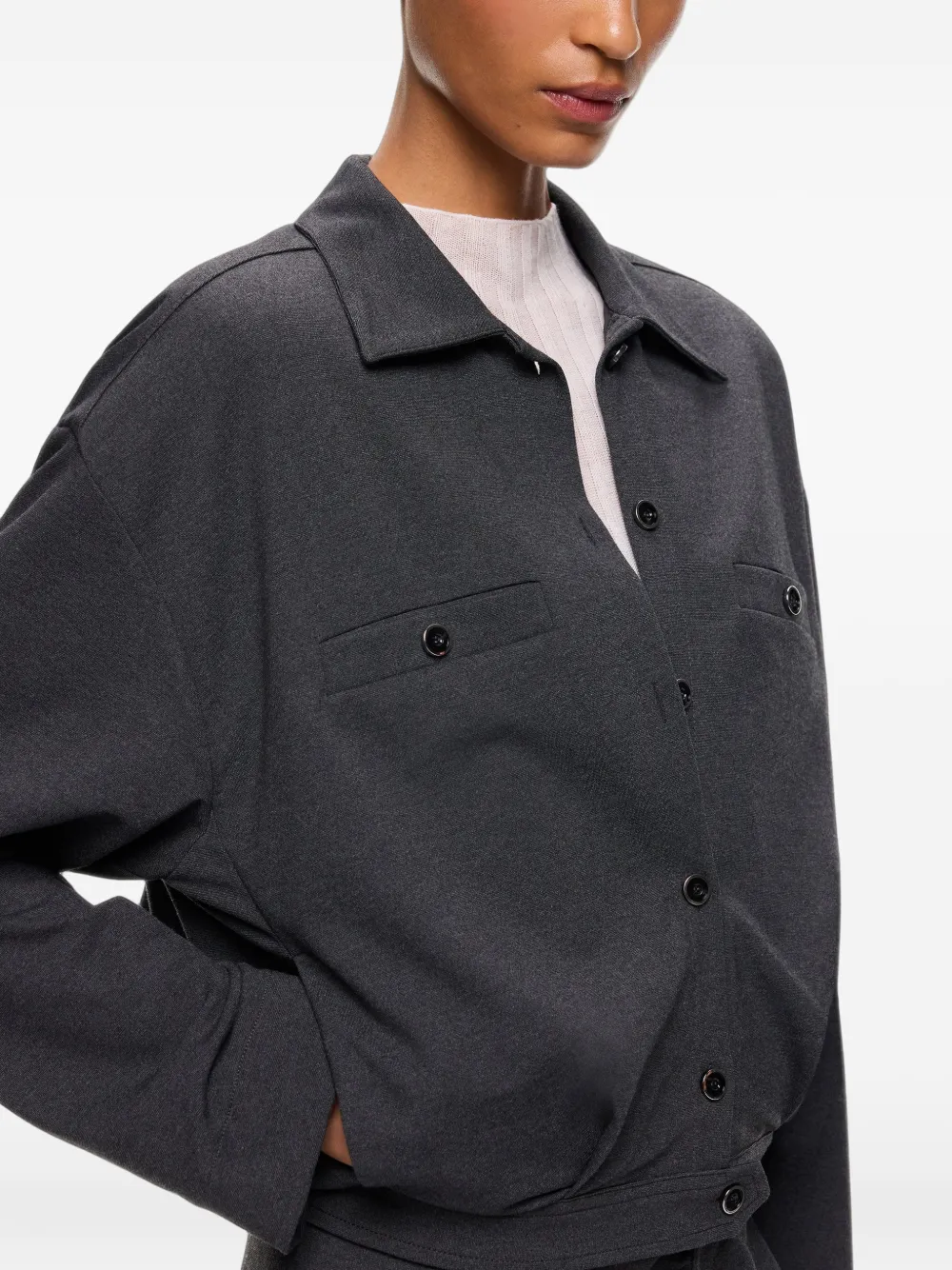 PINKO Jack met geplooid detail Grijs