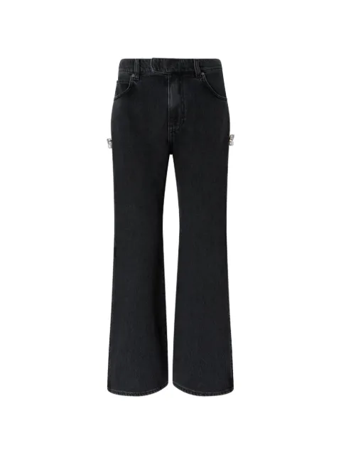 PINKO wide-leg jeans with side slits