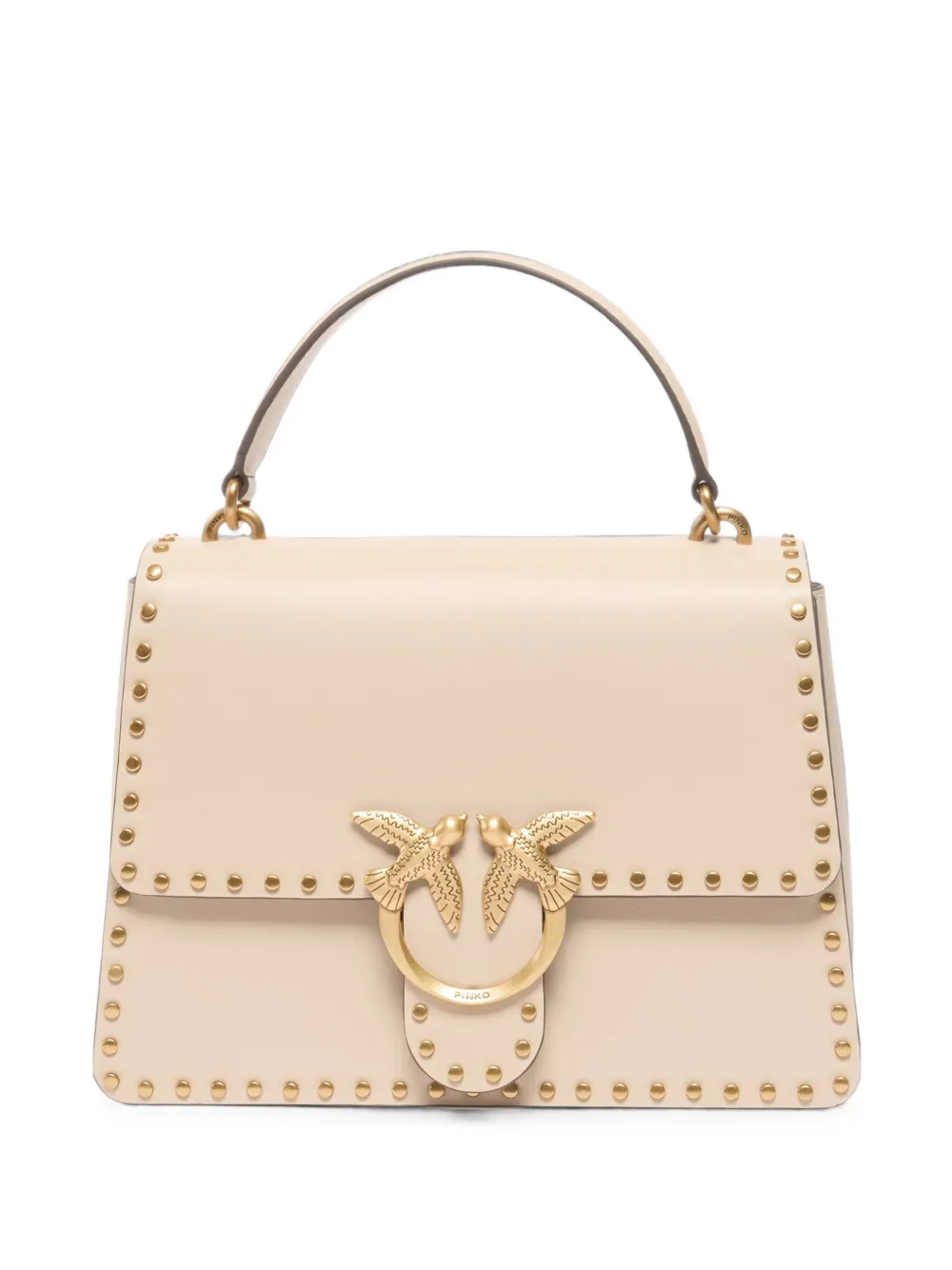 PINKO Love Birds stud-embellished tote bag