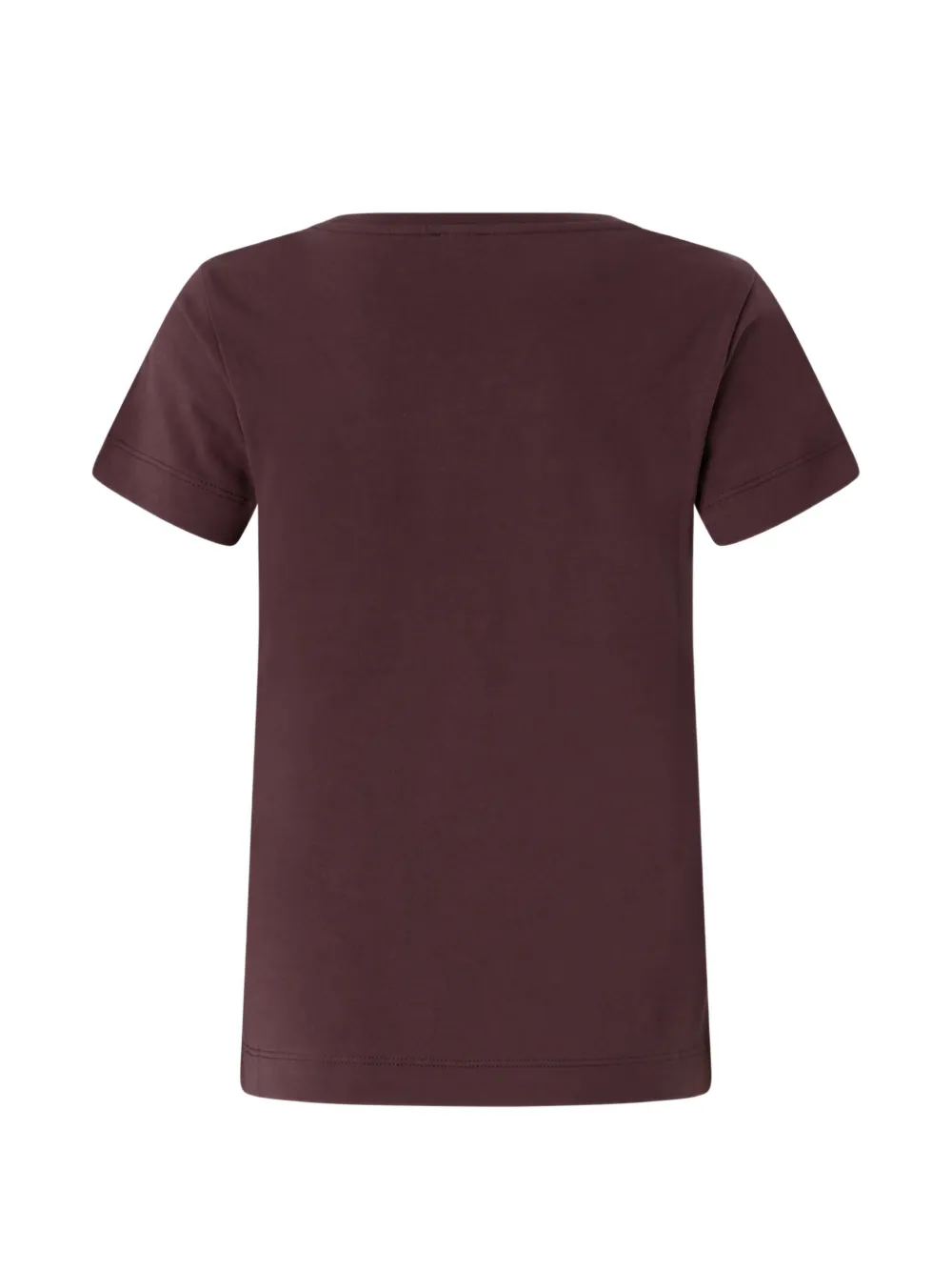 PINKO T-shirt met geborduurde bloemen Rood