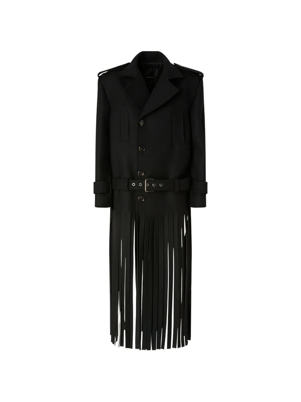 PINKO Cappotto con cintura - Nero