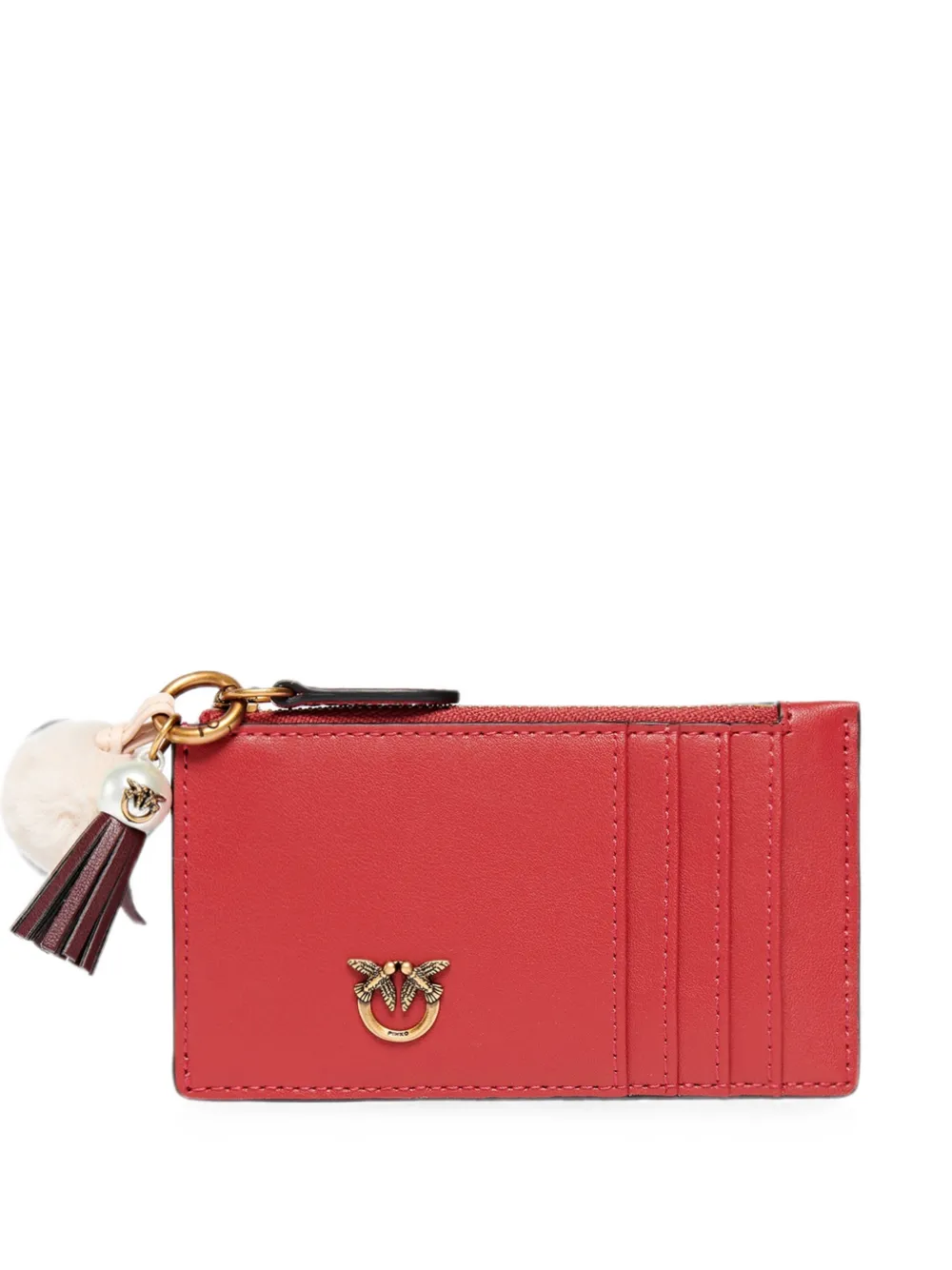 PINKO Portacarte Love Birds - Rosso