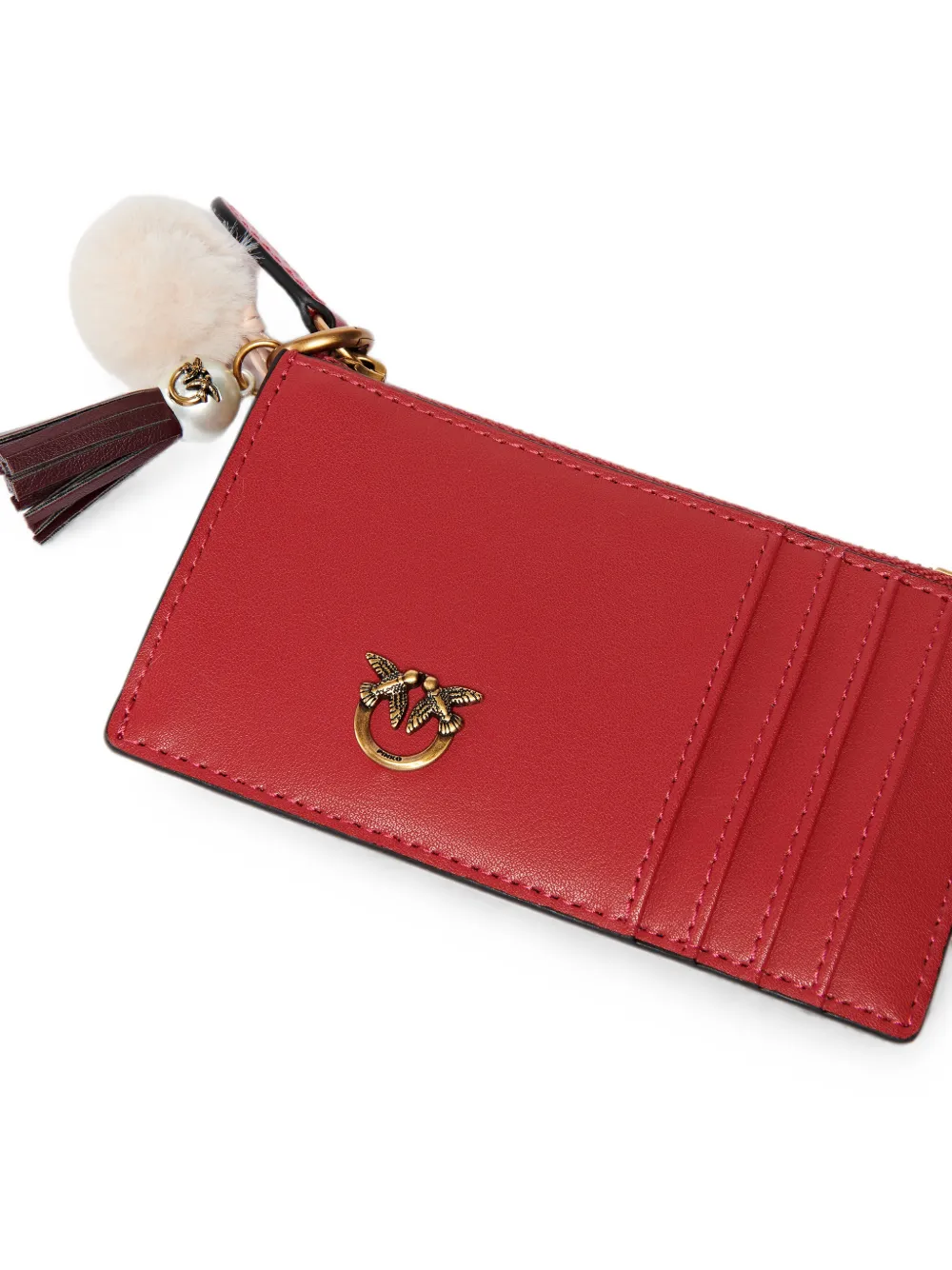 PINKO Love Birds pasjeshouder Rood