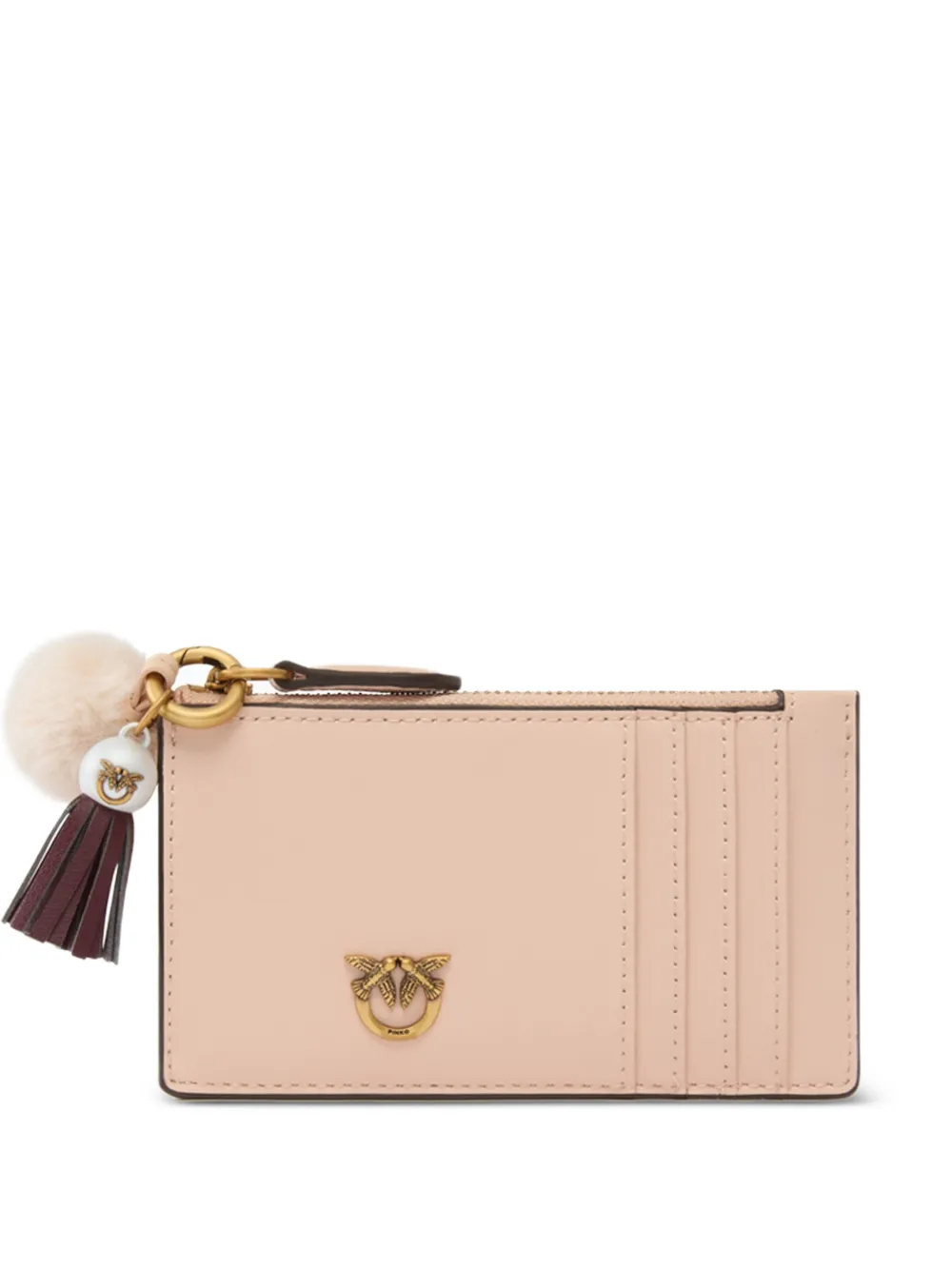 PINKO Love Birds cardholder - Toni neutri