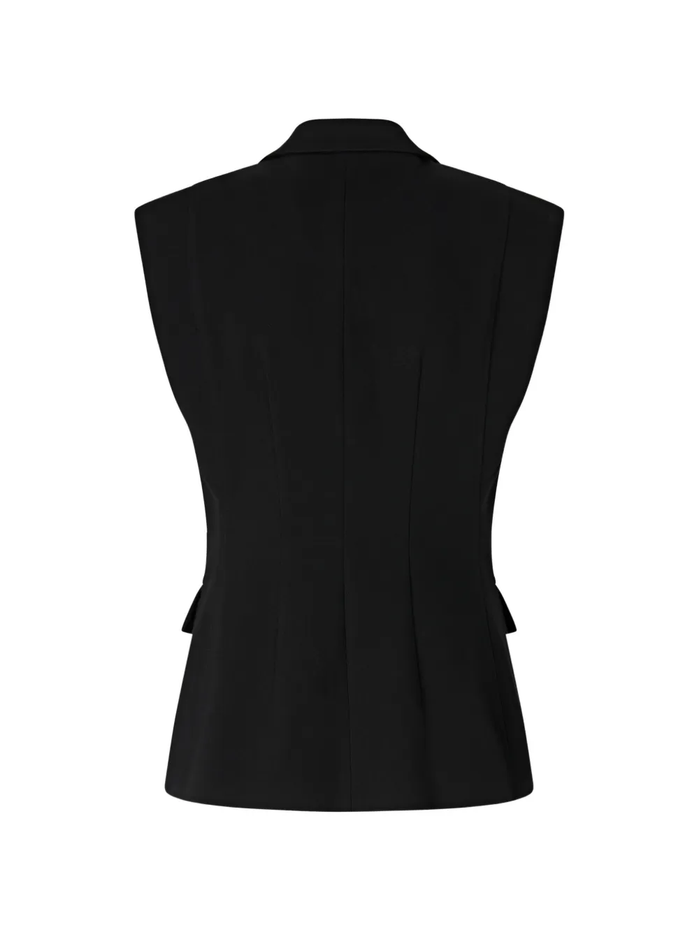 PINKO Gilet met enkele rij knopen Zwart