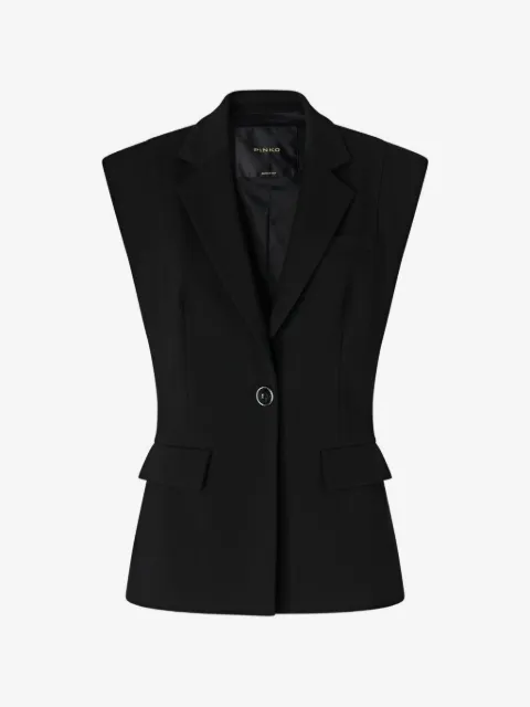 PINKO sleeveless single-breasted waistcoat