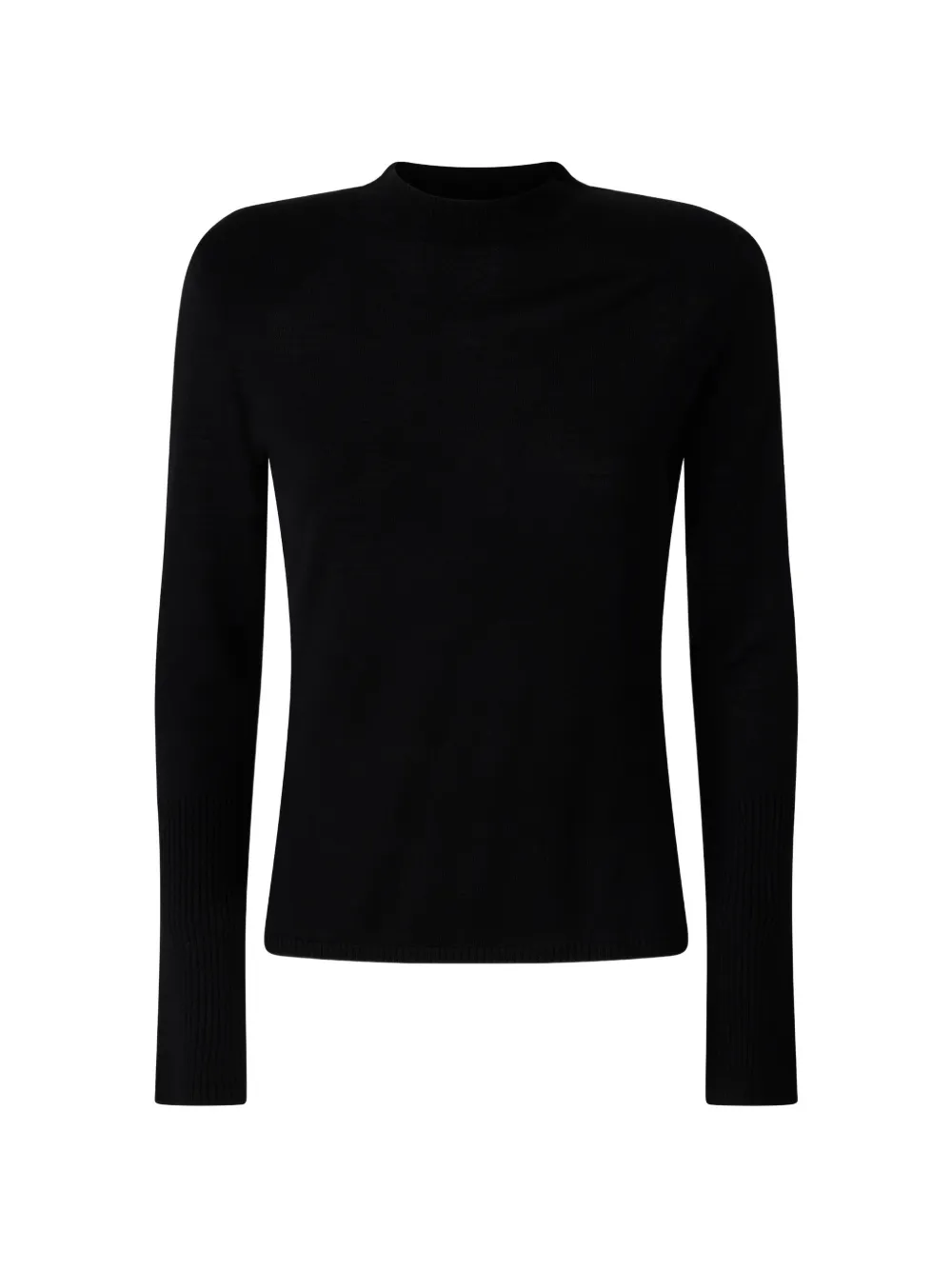 PINKO Pullover mit gerippten Bündchen - Schwarz