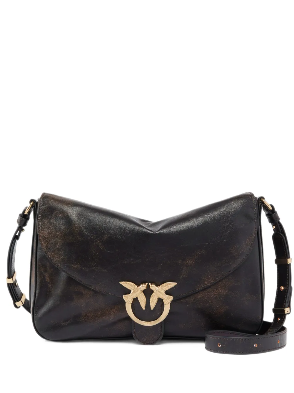 PINKO Borsa a spalla Love Birds - Marrone