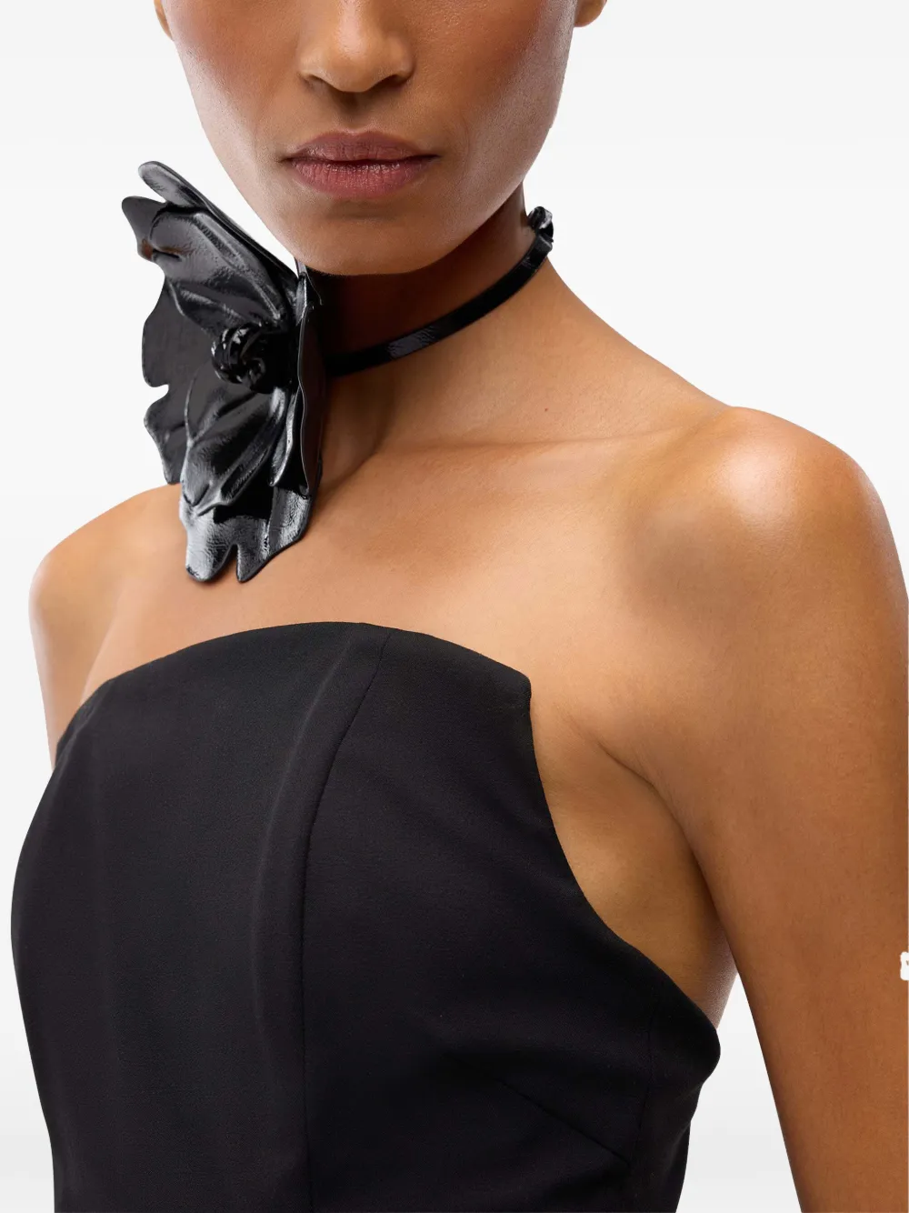 PINKO Strapless jumpsuit Zwart