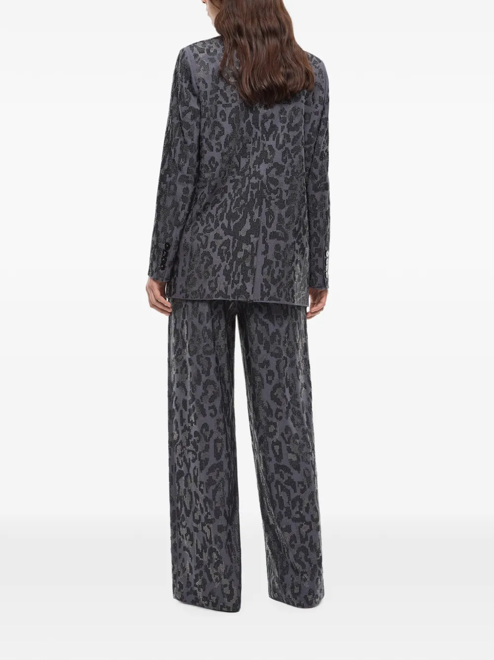 PINKO Jeep broek verfraaid met stras Grijs