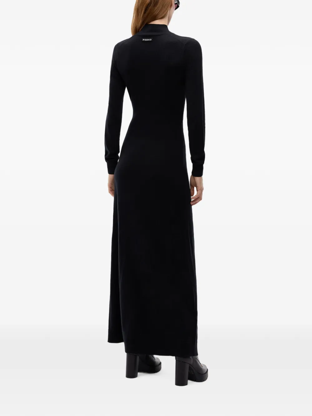 PINKO Jurk van wolblend met uitgesneden details Zwart