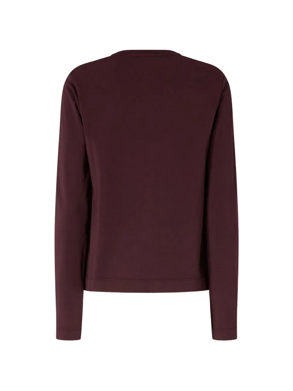 PINKO T-shirt met lange mouwen en Love Birds-plakkaat Rood