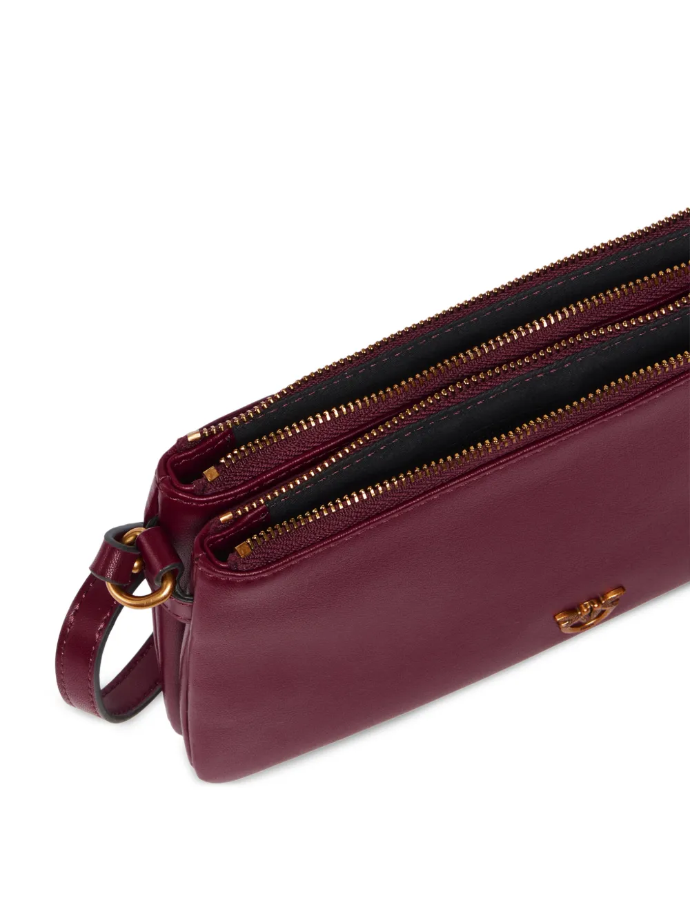 PINKO Love Birds crossbodytas Rood
