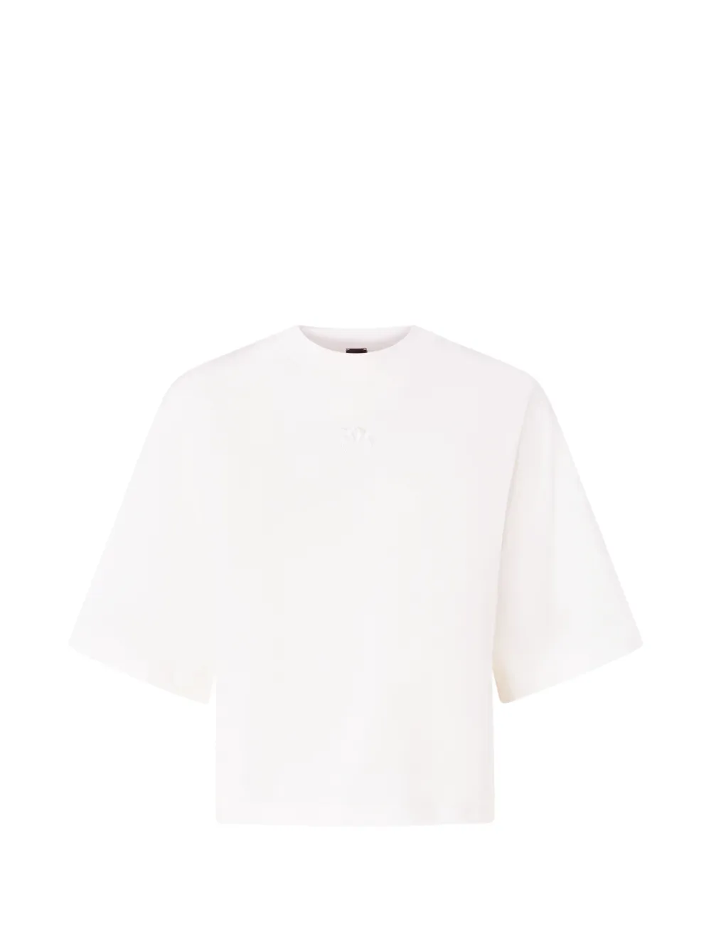 PINKO T-shirt with wide sleeves and Love Birds logo - Weiß