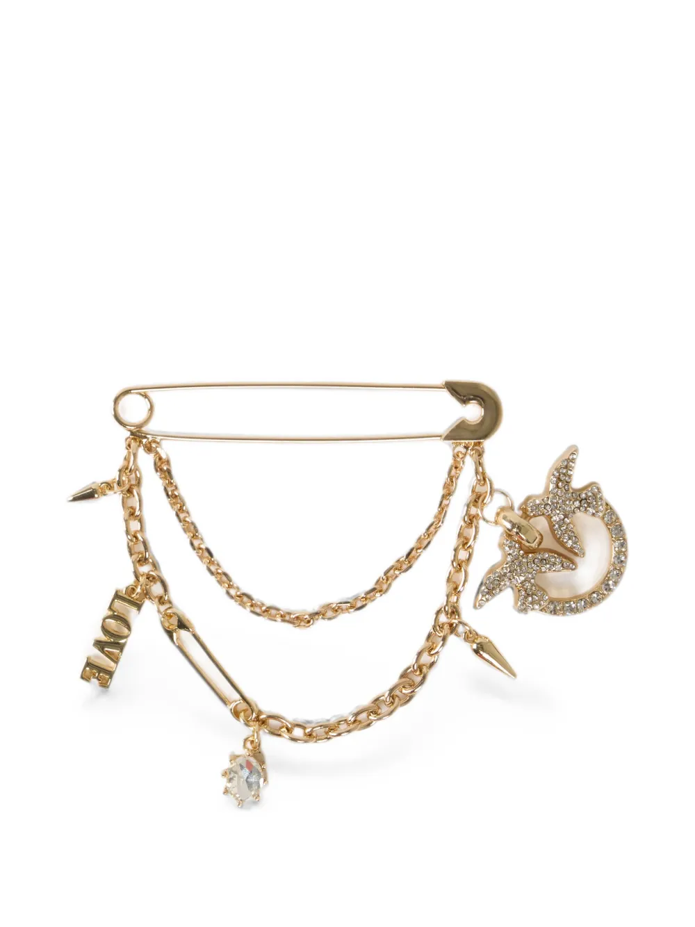 PINKO Love Birds Brosche - Gold