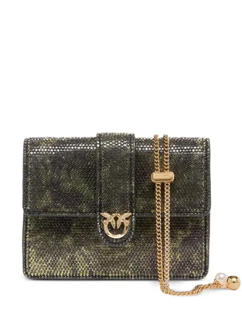PINKO Love Birds crystal-embellished mini bag