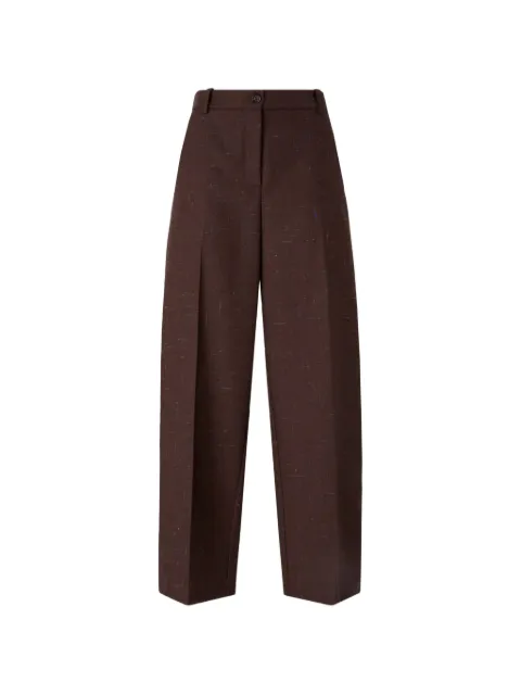 PINKO pantalones anchos con pinzas
