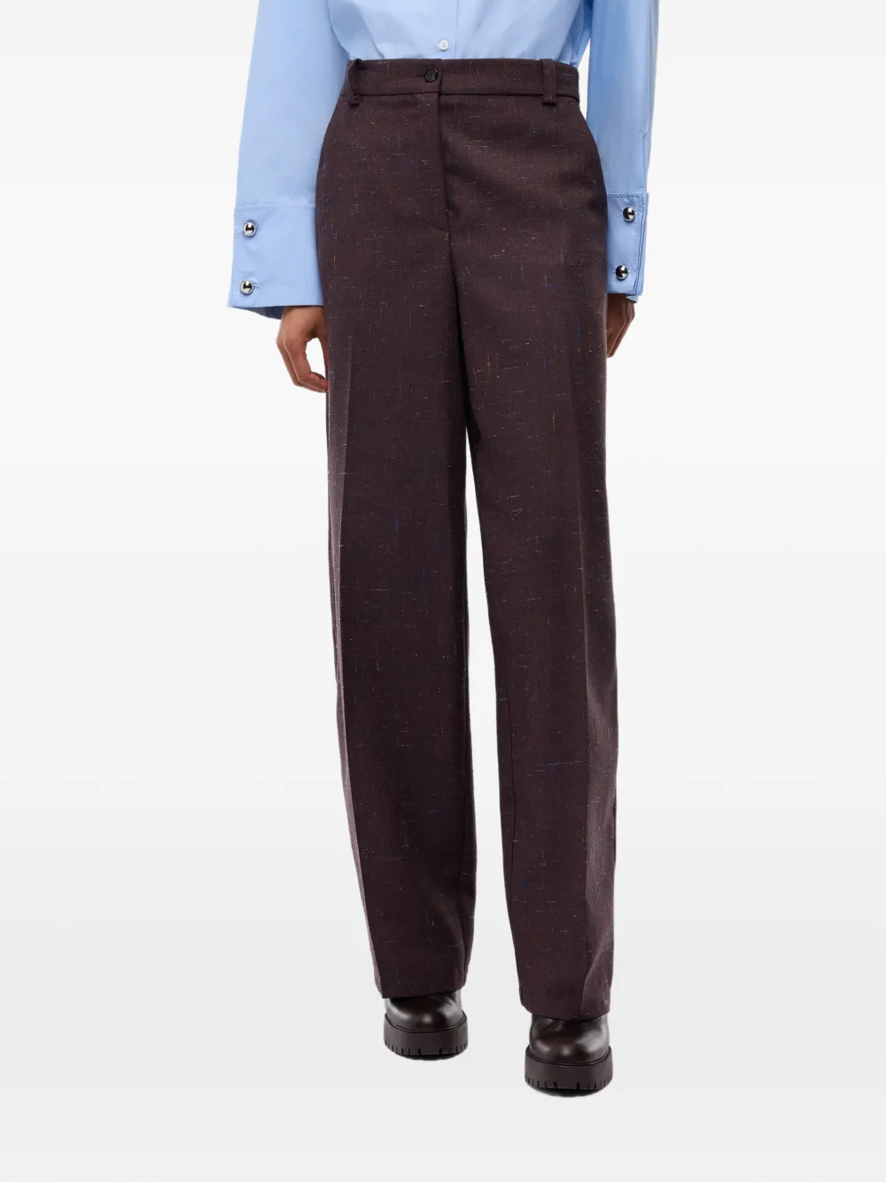 PINKO Geplooide broek Bruin