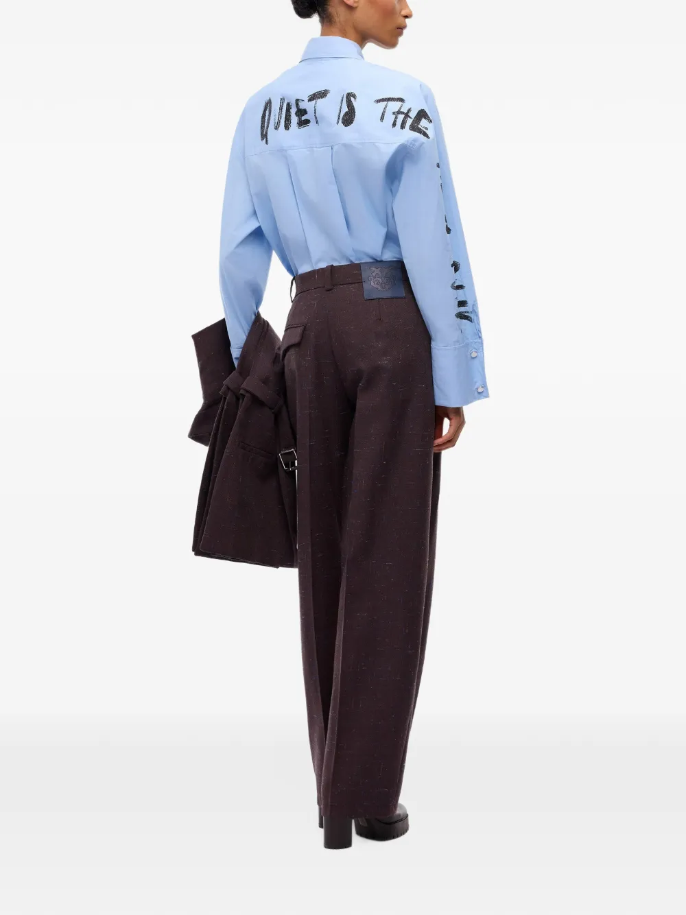 PINKO Geplooide broek Bruin