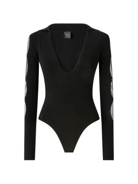 PINKO cut-out ribbed bodysuit