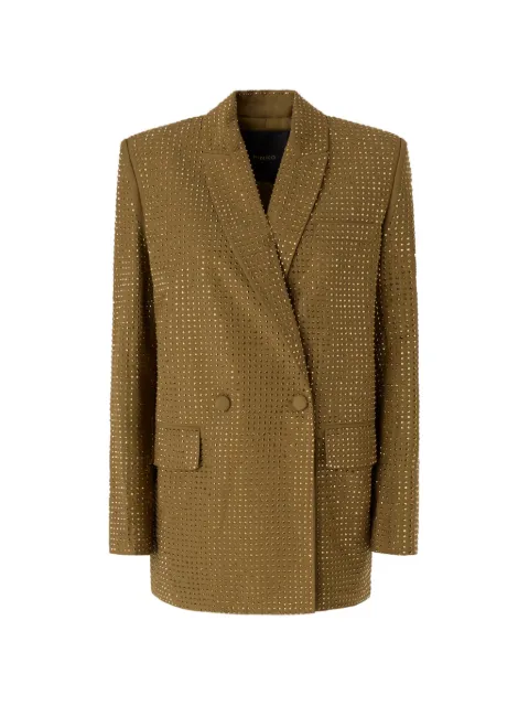 PINKO stud-embellished double-breasted blazer