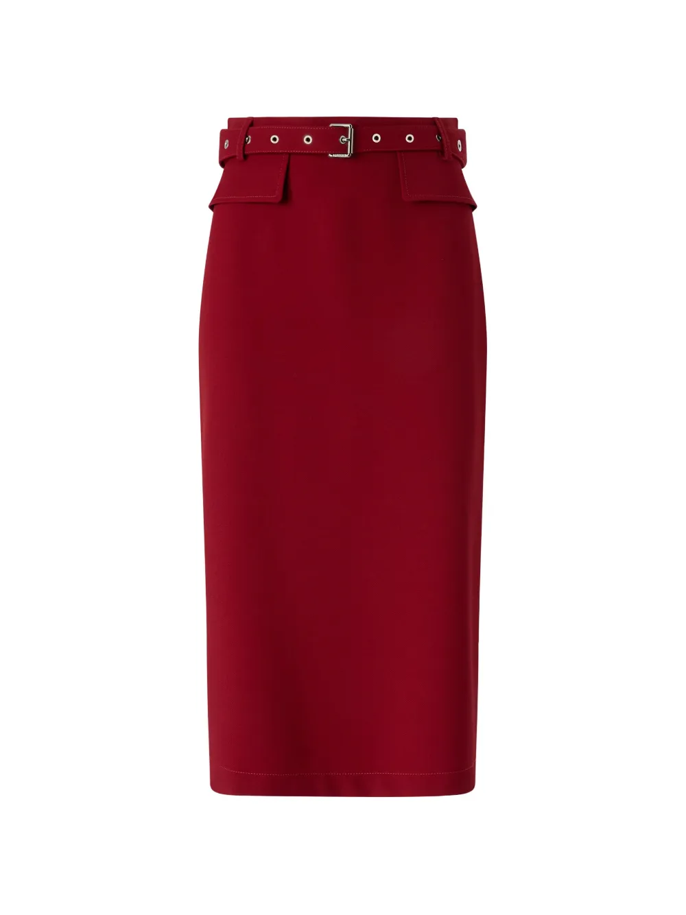 PINKO Gonna midi con spacco - Rosso