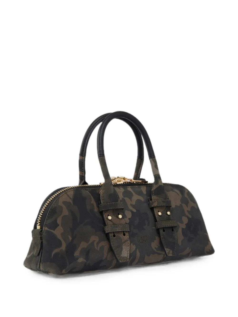 PINKO Shopper met camouflageprint Groen