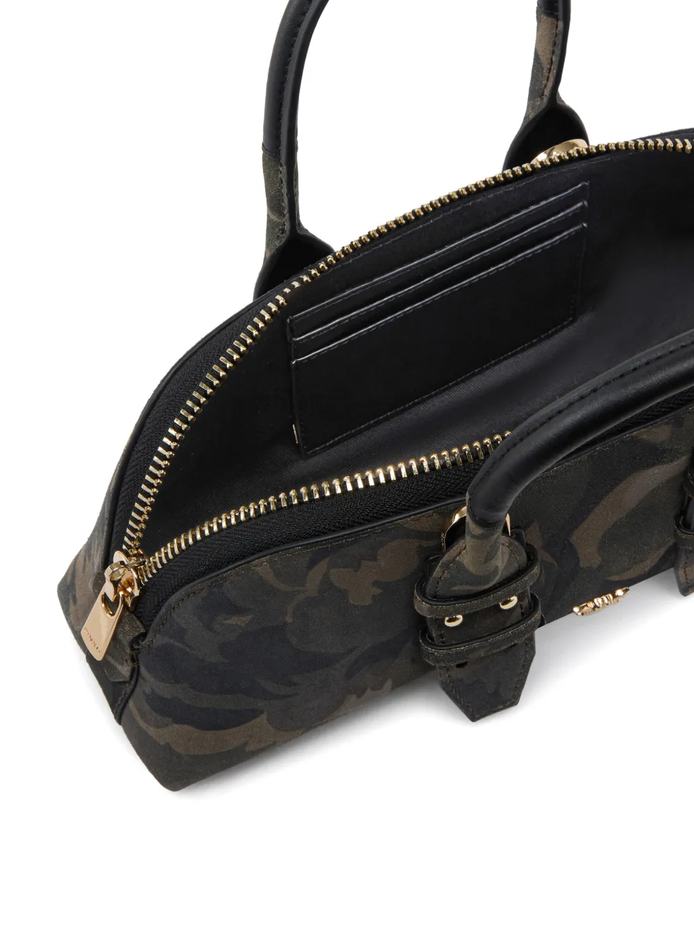 PINKO Shopper met camouflageprint Groen