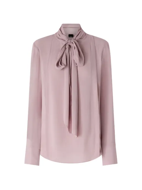 PINKO blouse with sash collar