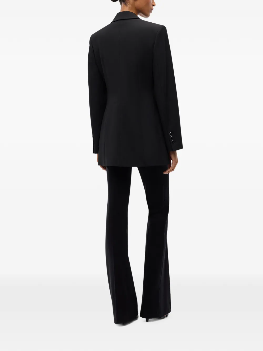 PINKO Slim-fit jack met gewatteerde schouders Zwart