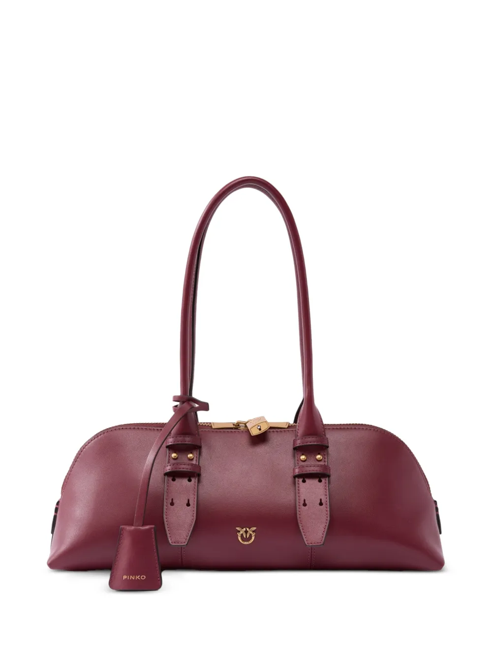 PINKO Grote Escape Bag schoudertas met gesp-detail Rood