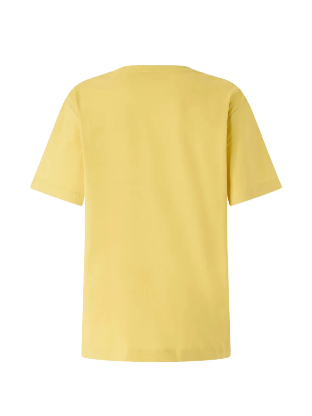 PINKO Love Birds T-shirt verfraaid met kristallen Geel