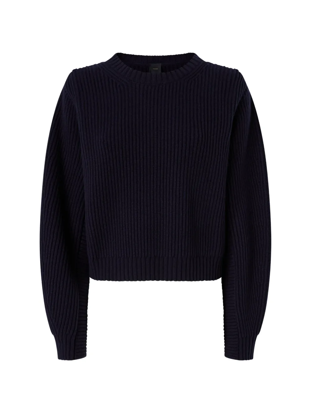 PINKO ribbed-knit long-sleeve sweater - Blu