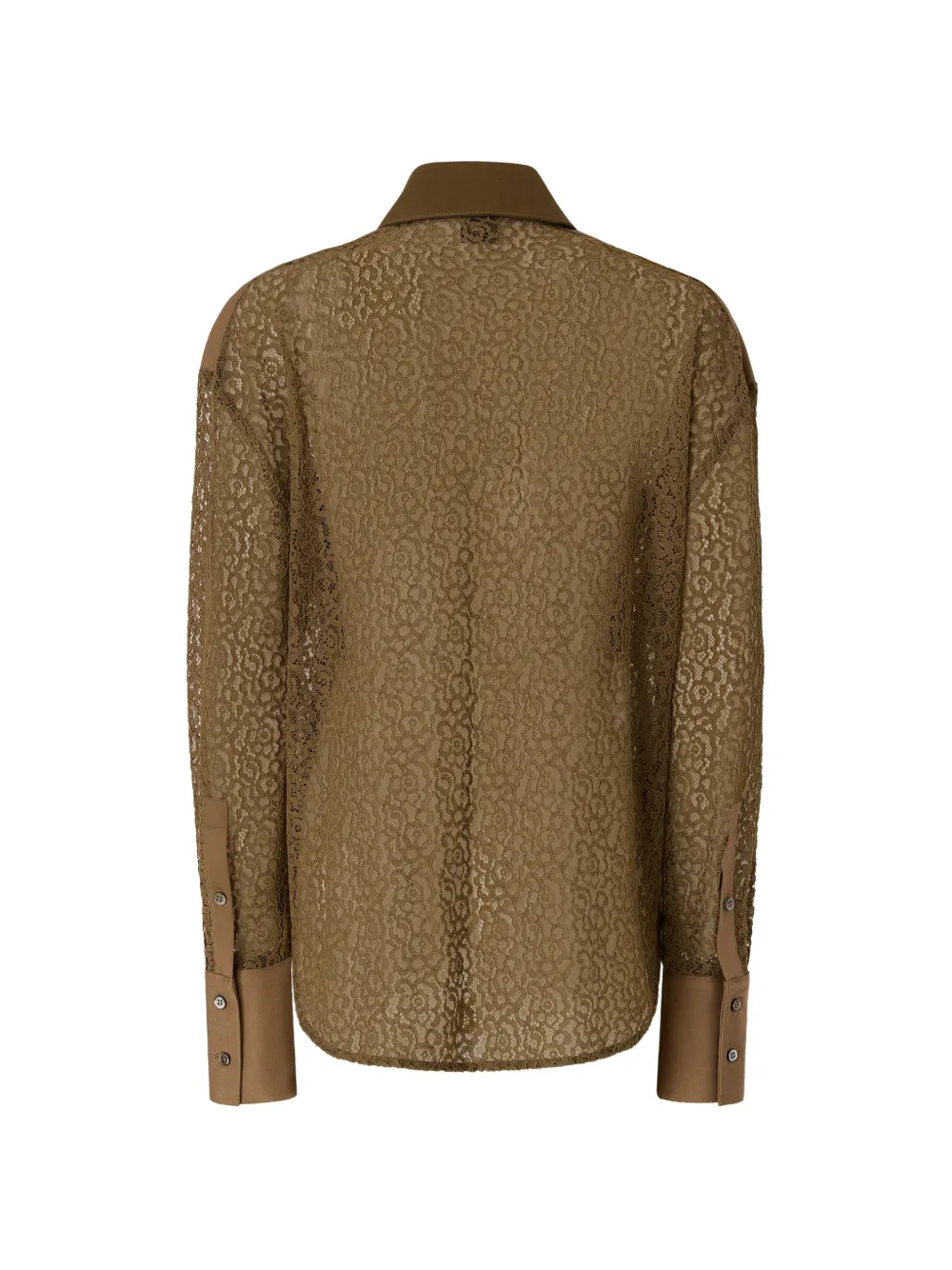 PINKO Blouse met kanten vlakken Groen