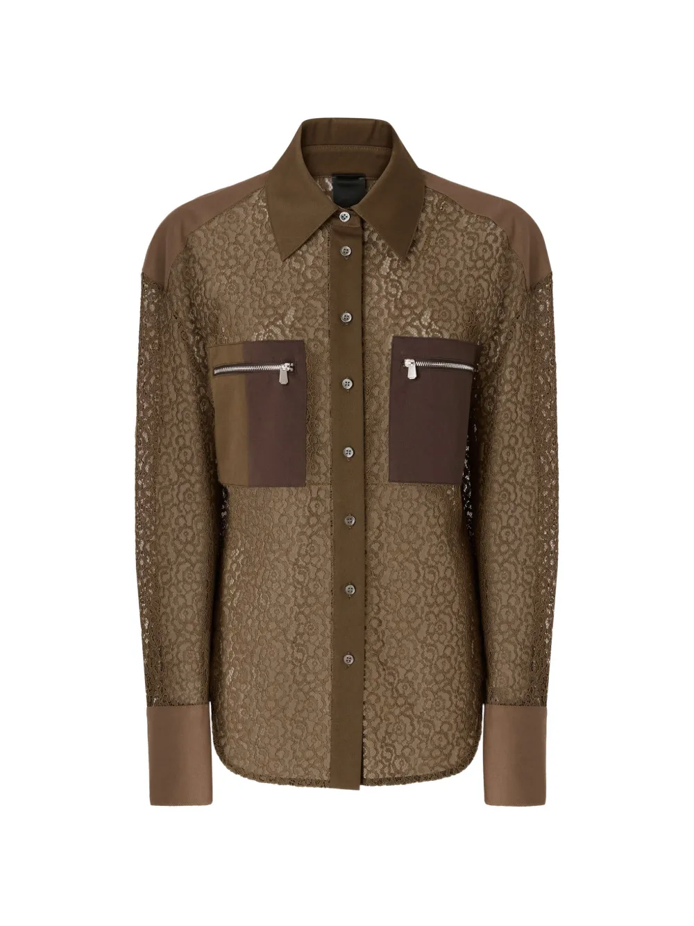 PINKO Camicia con inserti - Verde
