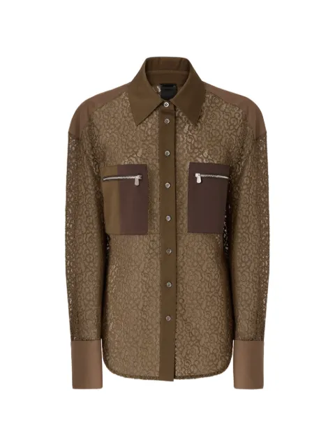 PINKO lace shirt with pockets